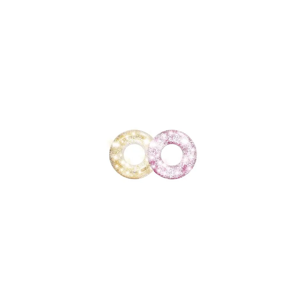 SALVAGENTE GONFIABILE CIAMBELLA GLITTER 2 COLORI ASSORTITI