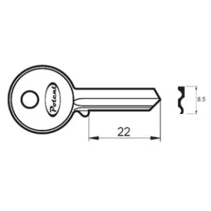 CHIAVE GREZZA K2740 R1