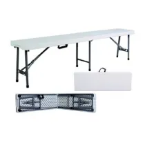 PANCHINA BIRRERIA PIEGHEVOLE IN HDPE CM.183X30X42H.