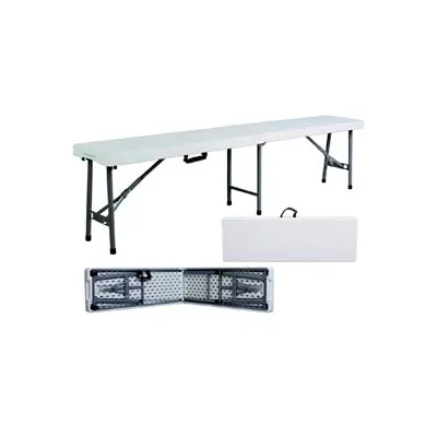 PANCHINA BIRRERIA PIEGHEVOLE IN HDPE CM.183X30X42H.