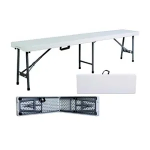 PANCHINA BIRRERIA PIEGHEVOLE IN HDPE CM.183X30X42H.