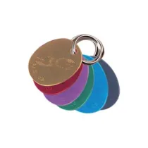 MEDAGLIA ULTRALITE OVALE 6 COLORI CON ANELLO