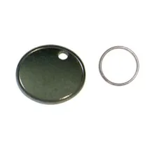 MEDAGLIA NICHELATA CON ANELLO