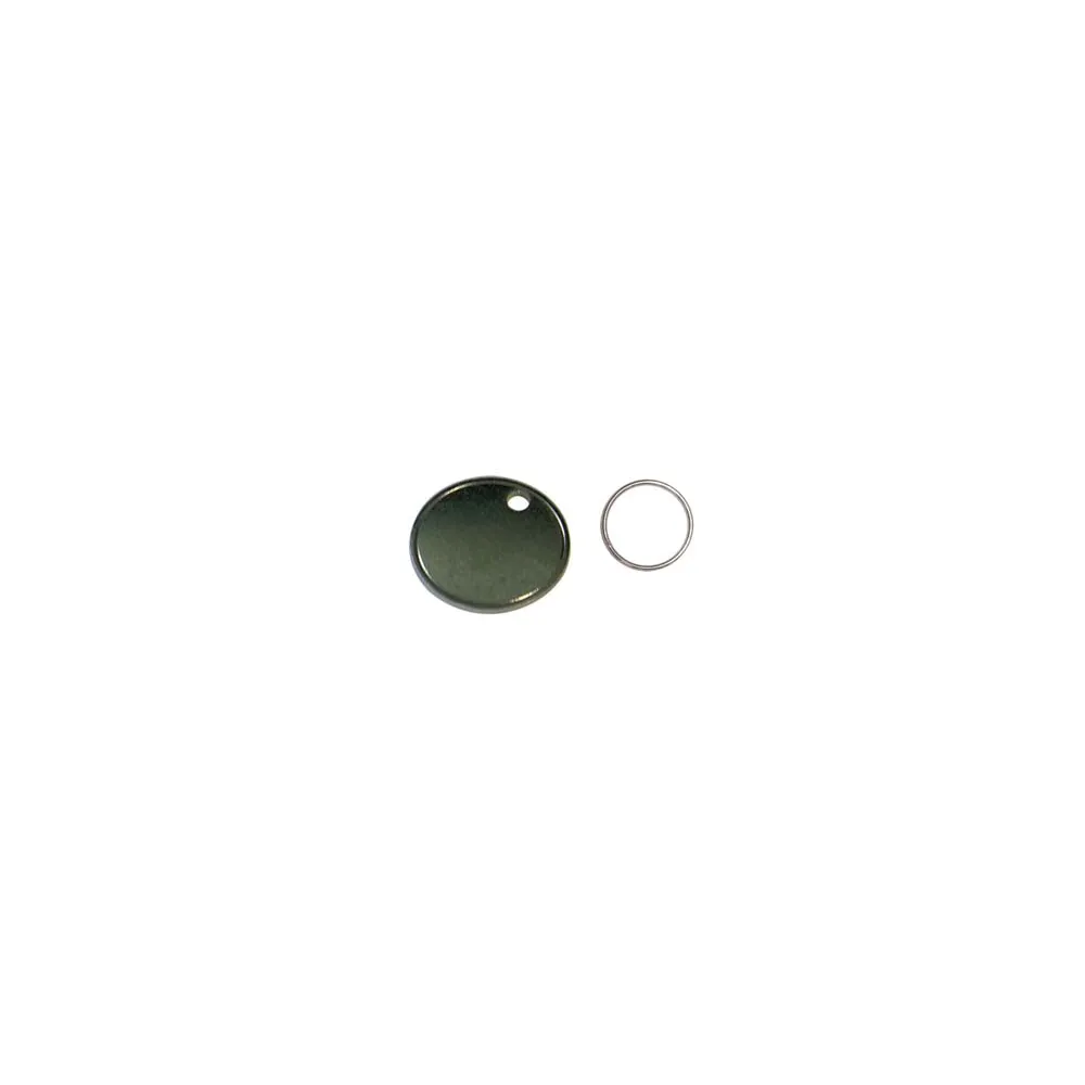 MEDAGLIA NICHELATA CON ANELLO