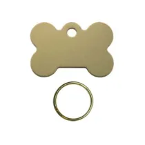 MEDAGLIA OSSO NICHELATA CON ANELLO