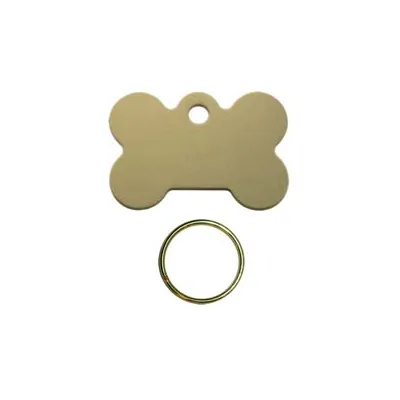 MEDAGLIA OSSO NICHELATA CON ANELLO
