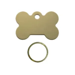 MEDAGLIA OSSO NICHELATA CON ANELLO
