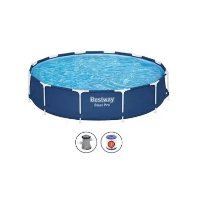 PISCINA STEEL PRO TONDA TELAIO PORTANTE CM.366X76H.