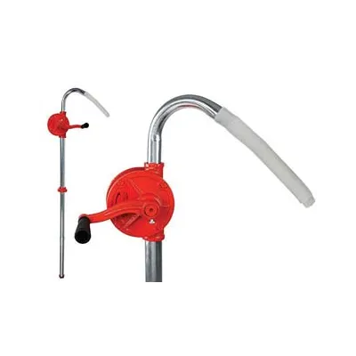 POMPA MANUALE ROTATIVA ALLUMINIO PER TRAVASO CARBURANTI