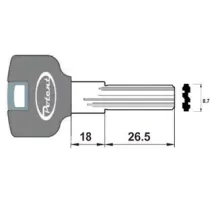 CHIAVE GREZZA PROFILO PIATTO 4000.K.G R1