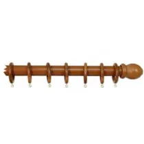 BASTONE IN LEGNO SENZA SUPPORTI Ø MM.35 OLMO