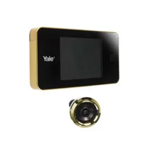 SPIONCINO ELETTRONICO YALE STANDARD OTTONE