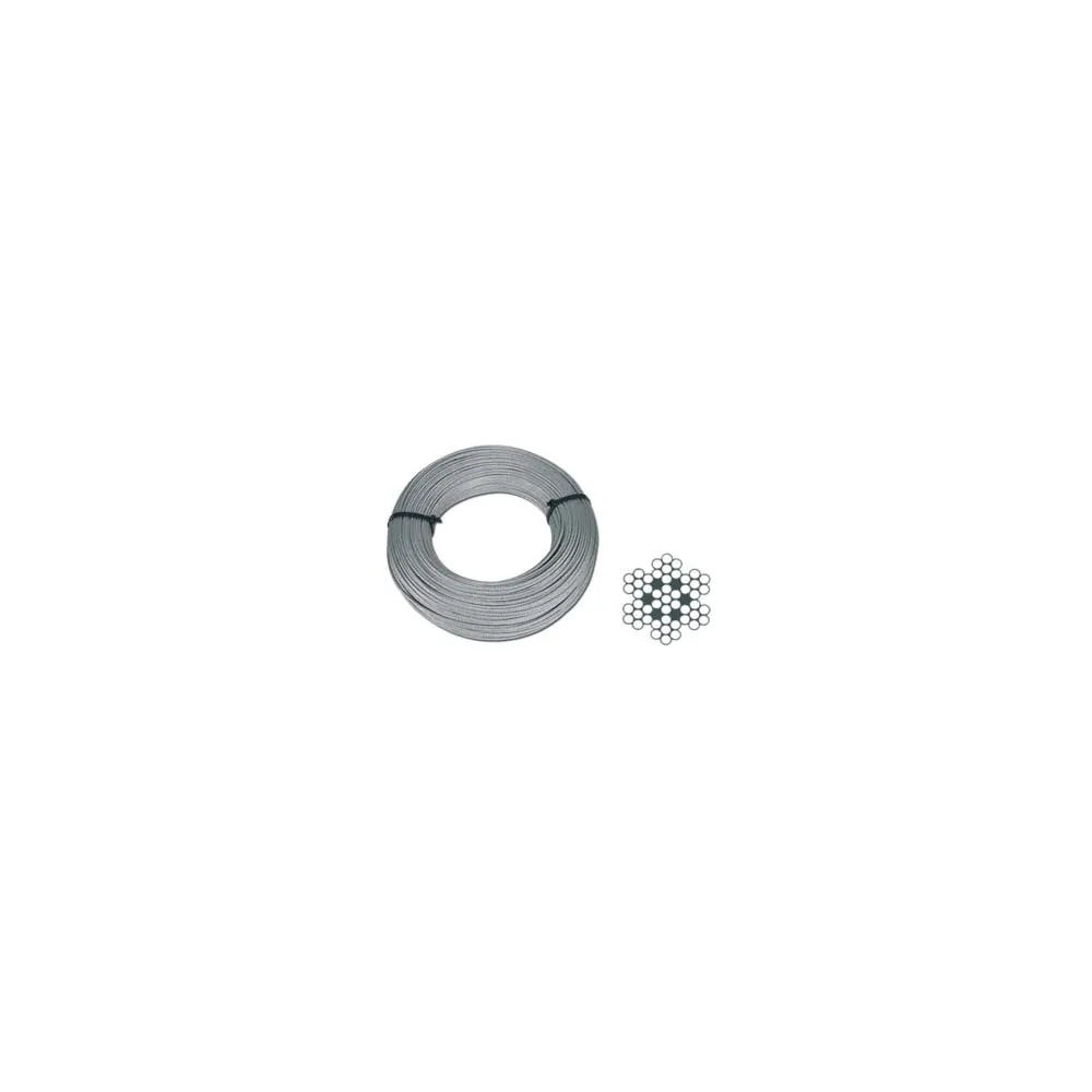 FUNE METALLICA IN ACCIAIO INOX AISI 316 49 FILI