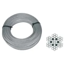 FUNE METALLICA IN ACCIAIO INOX AISI 316 49 FILI