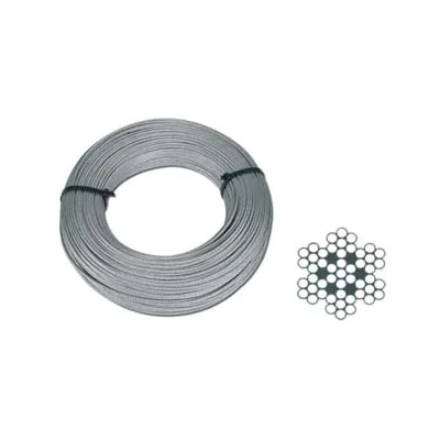 FUNE METALLICA IN ACCIAIO INOX AISI 316 49 FILI