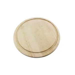 TAGLIERE ROTONDO IN FAGGIO CON SCANALATURA CM.24