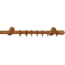 BASTONE IN LEGNO CON ACCESSORI Ø MM.23 OLMO