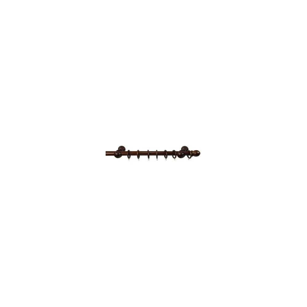 BASTONE IN LEGNO CON ACCESSORI Ø MM.23 NOCE