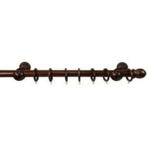 BASTONE IN LEGNO CON ACCESSORI Ø MM.23 NOCE
