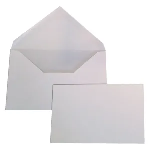 BUSTA CON BIGLIETTO mm 75 x 112 bianca - cf.100 pz