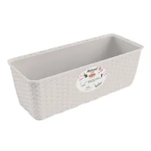 BALCONETTA NATURAL BIANCA CON RISERVA D'ACQUA