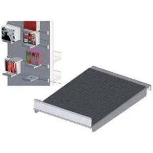 PIANETTO IN LAMIERA CON TAPPETINO IN GOMMA VERNICIATO GRIGIO RAL 7035