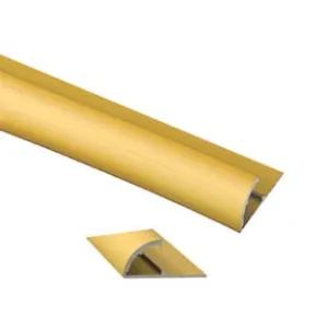 PIAGGIA ADESIVA PAVIMENTO FERMA PASSATOIA IN ALLUMINIO ORO