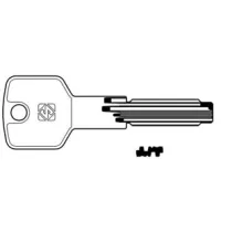 CHIAVI PUNZONATE PER CILINDRI CISA 6 SPINE CS171