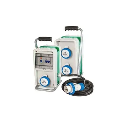 QUADRO ELETTRICO EOLO ASC CON CAVALLETTO 3 PRESE INDUSTRIALI IP67