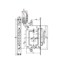 SERRATURA TRIPL. APPLIC. SCR.CIL. EU.+ CIL. EU. BLIND.REV. 2956 PENDOP