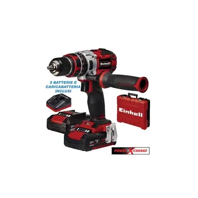 TRAPANO AVVITATORE A PERCUSSIONE BATTERIA 18V 2AH (TE-CD 18 LI-i BL)