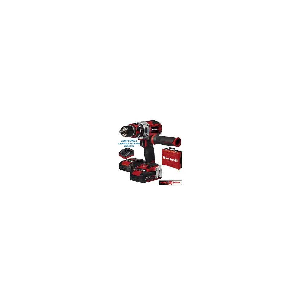 TRAPANO AVVITATORE A PERCUSSIONE BATTERIA 18V 2AH (TE-CD 18 LI-i BL)