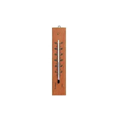 TERMOMETRO LEGNO NATURALE RETTANGOLARE