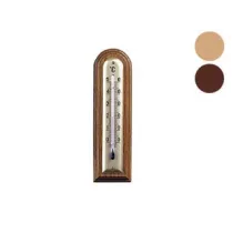 TERMOMETRO LEGNO NOCE  ARROTONDATO