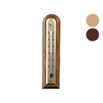 TERMOMETRO LEGNO NOCE ARROTONDATO