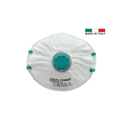 MASCHERINE CON VALVOLA FFP2 BLS CLASSIC 129BW IMBUSTATA SINGOLARMENTE