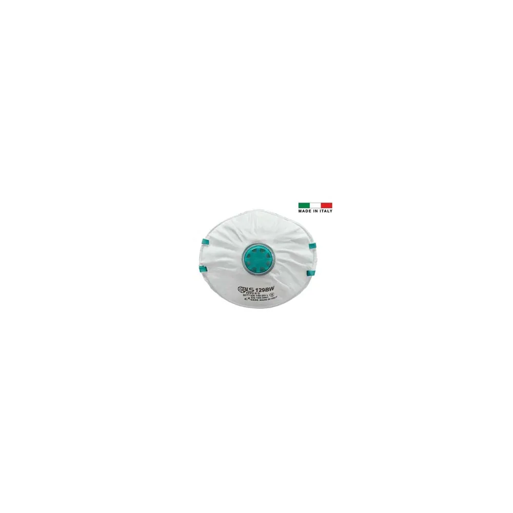 MASCHERINE CON VALVOLA FFP2 BLS CLASSIC 129BW IMBUSTATA SINGOLARMENTE