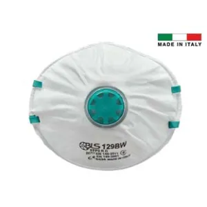 MASCHERINE CON VALVOLA FFP2 BLS CLASSIC 129BW IMBUSTATA SINGOLARMENTE