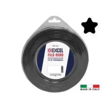 FILO PER DECESPUGLIATORE IN NYLON PENTAGONO NERO