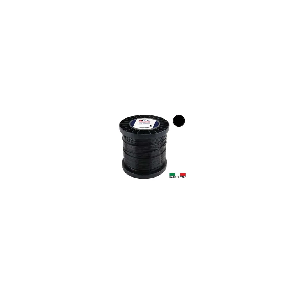FILO PER DECESPUGLIATORE IN NYLON TONDO PRO NERO