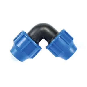 RACCORDO A COMPRESSIONE GOMITO 90° PN16