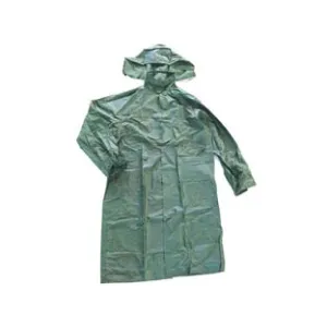 IMPERMEABILE CAPPOTTO IN NYLON/PVC VERDE
