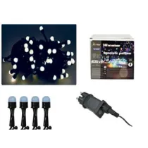 LUCCIOLE A LED BIANCO FREDDO PER USO INTERNO/ESTERNO CON GIOCO LUCI