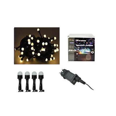 LUCCIOLE A LED BIANCO CALDO PER USO INTERNO/ESTERNO CON GIOCO LUCI