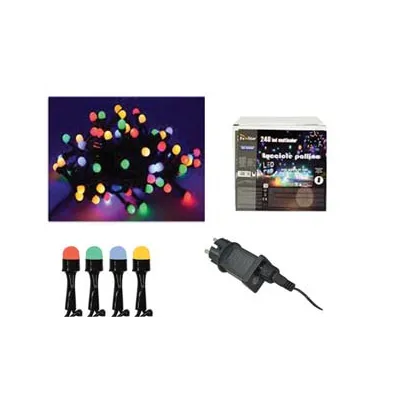 LUCCIOLE A LED MULTICOLOR PER INTERNO/ESTERNO CON GIOCO LUCI