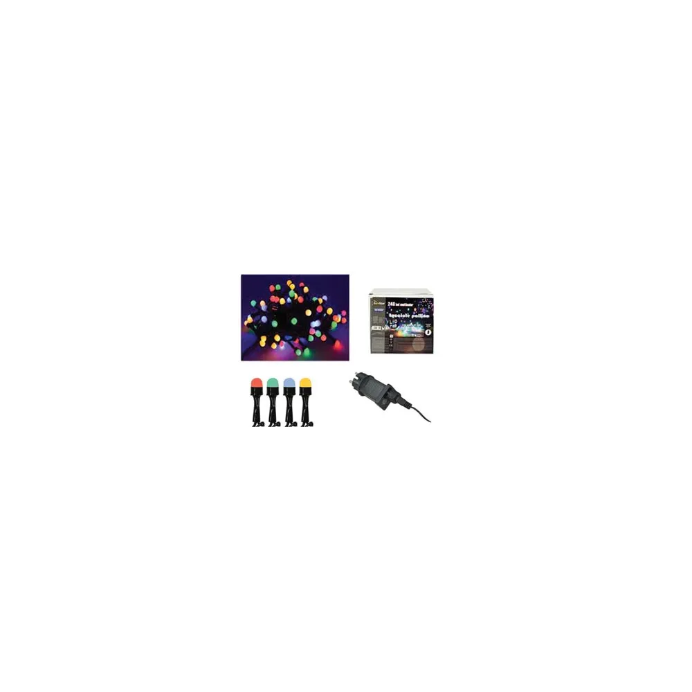 LUCCIOLE A LED MULTICOLOR PER INTERNO/ESTERNO CON GIOCO LUCI