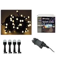 LUCCIOLE A LED BIANCO CALDO PER USO INTERNO/ESTERNO CON GIOCO LUCI