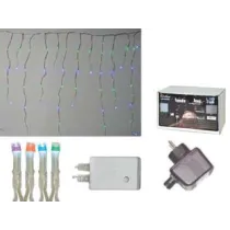 TENDA SFALSATA 150 LED MULTICOLOR PER ESTERNO CON GIOCO LUCI