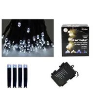LUCI 120 LED BIANCO FREDDO A BATTERIA PER INTERNO CON GIOCO LUCI