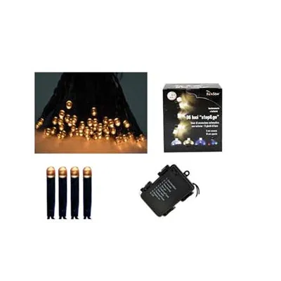 LUCI 120 LED BIANCO CALDO A BATTERIA PER INTERNO CON GIOCO LUCI